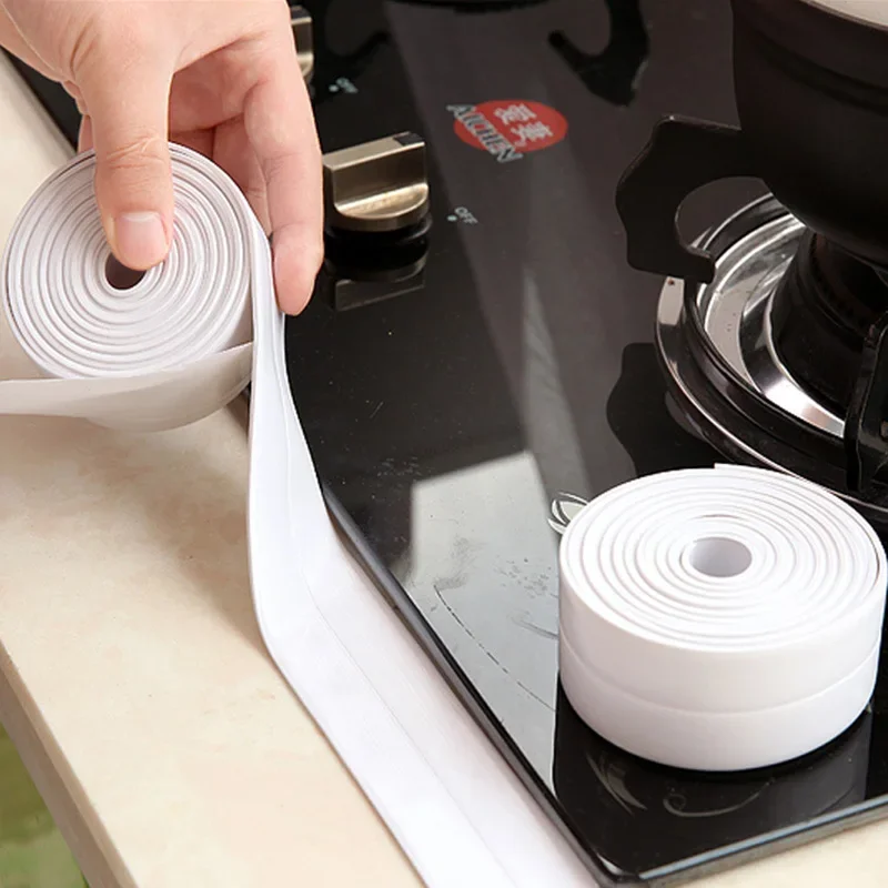 Bathroom Shower Water Proof Mould Proof Tape Sink Bath Sealing Strip Tape Self Adhesive Waterproof Wall Sticker For Kitchen
Bathroom Shower Water Proof Mould Proof Tape Sink Bath Sealing Strip Tape Self Adhesive Waterproof Wall Sticker For Kitchen