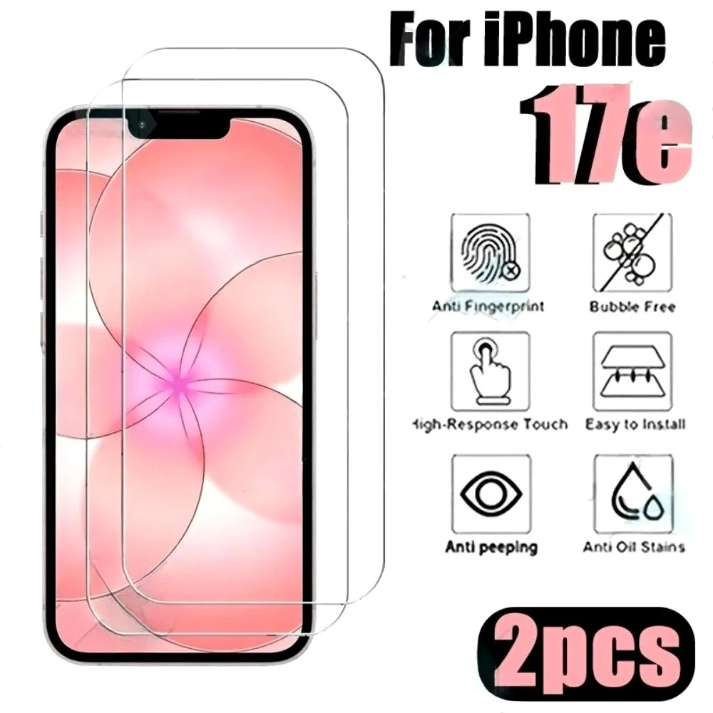 2Pcs Ultra Clear Tempered Glass for iPhone 17 16 15 14 Pro Max Air 17e 16e Screen Protector for iPhone 13 12 11 Pro 15 14 Plus
2Pcs Ultra Clear Tempered Glass for iPhone 17 16 15 14 Pro Max Air 17e 16e Screen Protector for iPhone 13 12 11 Pro 15 14 Plus