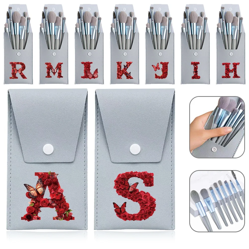 8pcs Makeup Brush Set Travel Essentials Soft Fluffy Cosmetics Brushes Tools Powder Brushes 26 Red rose Letter
8pcs Makeup Brush Set Travel Essentials Soft Fluffy Cosmetics Brushes Tools Powder Brushes 26 Red rose Letter