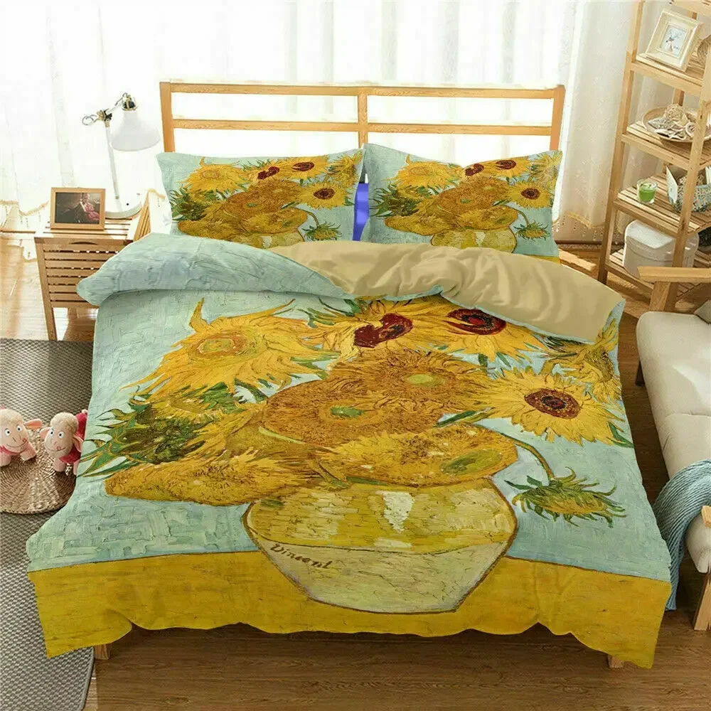 3D Floral Yellow Flowers Sunflower Bedding Set Single Twin Double Queen King Cal King Size Bed Linen Set 
3D Floral Yellow Flowers Sunflower Bedding Set Single Twin Double Queen King Cal King Size Bed Linen Set