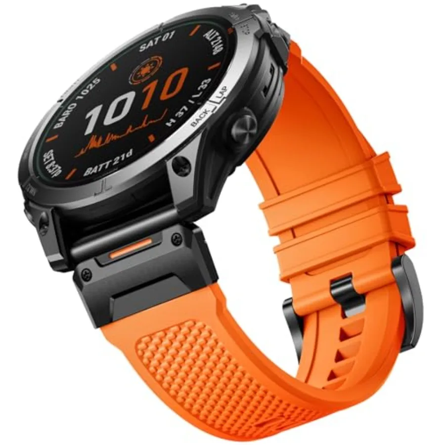 Bandletic Rubber Bands - Compatible with Garmin Fenix 7X Pro 6X 5X Watch Bands 26mm Easy-Fit Band for Fenix 8/51mm/7X/6X Pro/5X
Bandletic Rubber Bands - Compatible with Garmin Fenix 7X Pro 6X 5X Watch Bands 26mm Easy-Fit Band for Fenix 8/51mm/7X/6X Pro/5X