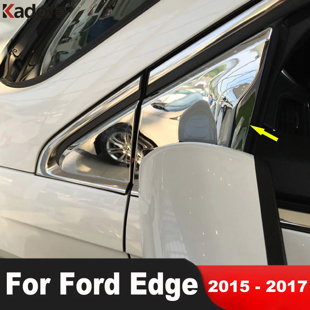 For Ford Edge 2015 2016 2017 Chrome Car Front Door Window A Pillar Triangle Cover Trim Molding Garnish Exterior Accessories
For Ford Edge 2015 2016 2017 Chrome Car Front Door Window A Pillar Triangle Cover Trim Molding Garnish Exterior Accessories