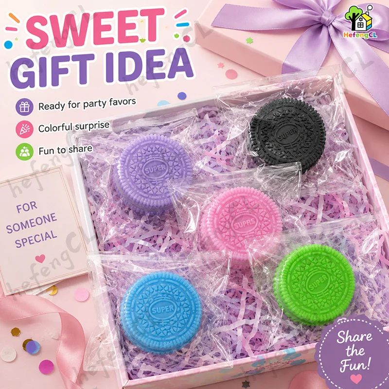 SUPER Cookie TPR Squishy ASMR Fidget Toy 5 Colors Mini Portable Stress Relief Sensory Squeeze Toy Kids Party Classroom Gift
SUPER Cookie TPR Squishy ASMR Fidget Toy 5 Colors Mini Portable Stress Relief Sensory Squeeze Toy Kids Party Classroom Gift