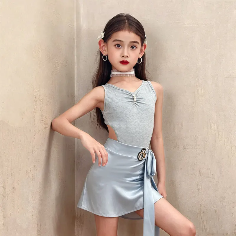 3 Colors Latin Dance Performance Costumes For Girls Sleeveless Tops Split Skirts Practice Suit Samba Kids Latin Dress XH4786
3 Colors Latin Dance Performance Costumes For Girls Sleeveless Tops Split Skirts Practice Suit Samba Kids Latin Dress XH4786