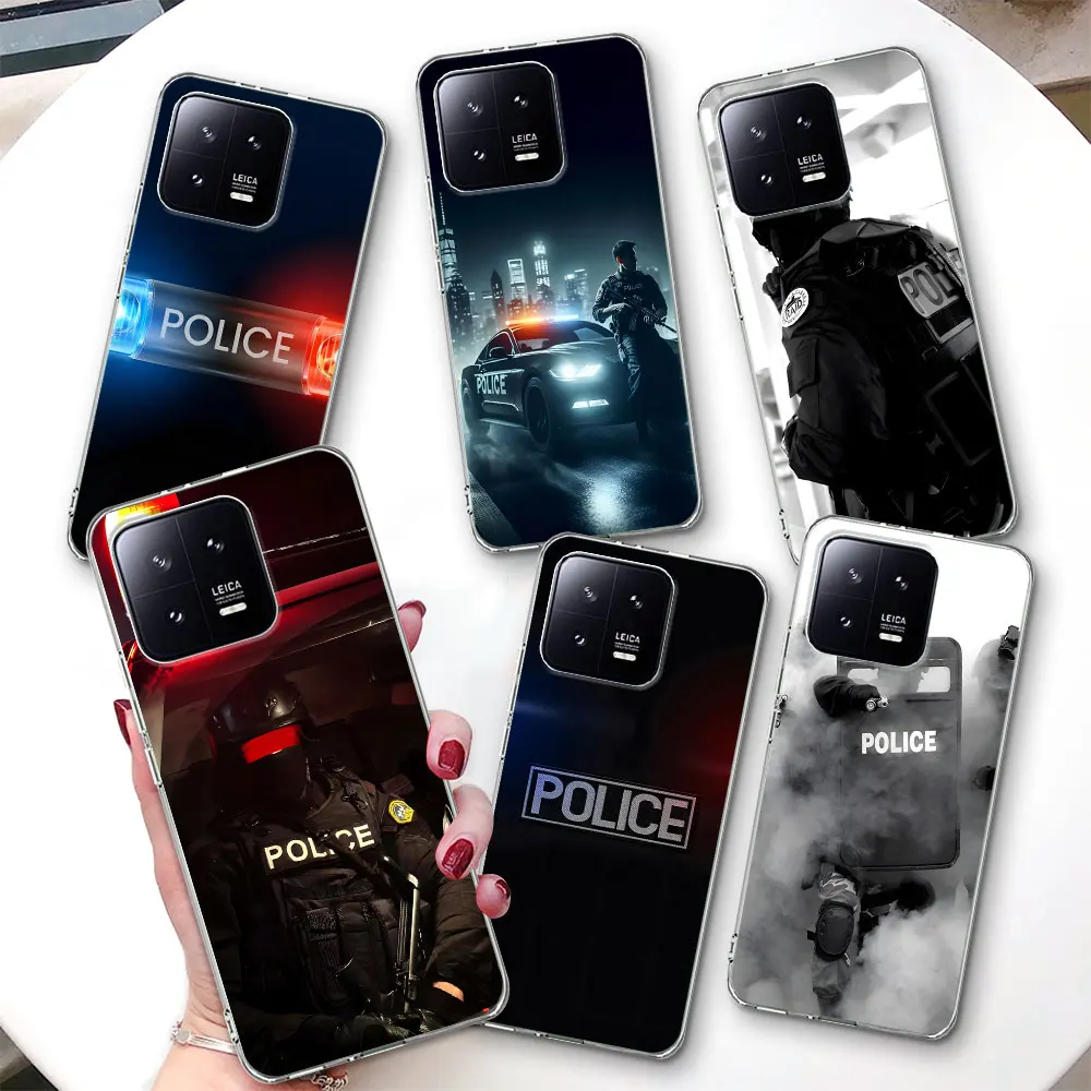 Police Case for Xiaomi Mi 15 Ultra 14 11 Lite 5G NE 14T 13 15T 10T Pro 12 Lite 12T 10 12S Transparent TPU Phone Cover
Police Case for Xiaomi Mi 15 Ultra 14 11 Lite 5G NE 14T 13 15T 10T Pro 12 Lite 12T 10 12S Transparent TPU Phone Cover