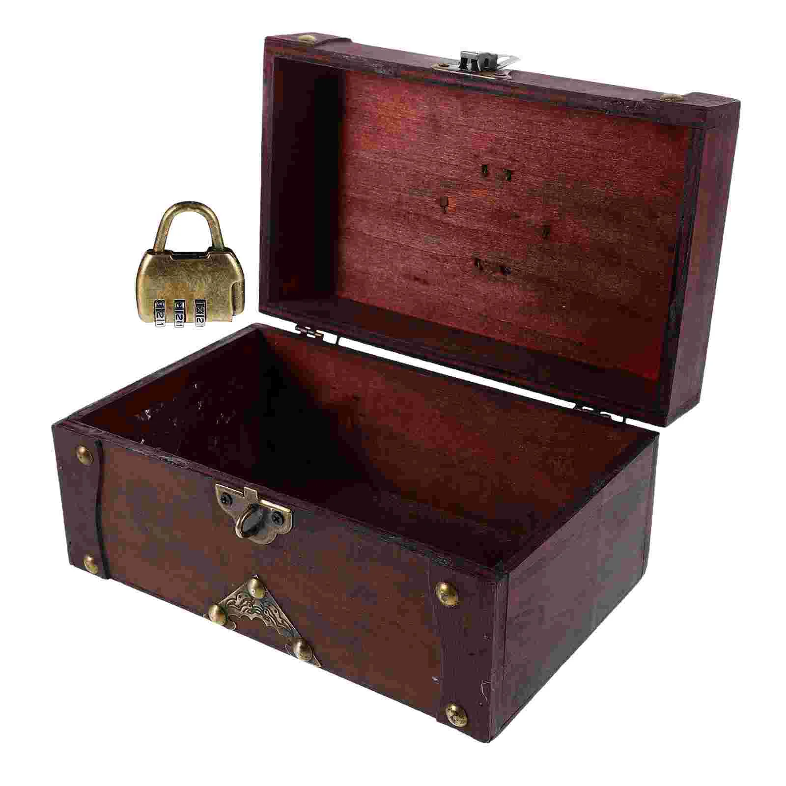 Vintage Jewelry Box European Style Storage Three-digit Combination Lock Decorate Wood Boxes
Vintage Jewelry Box European Style Storage Three-digit Combination Lock Decorate Wood Boxes