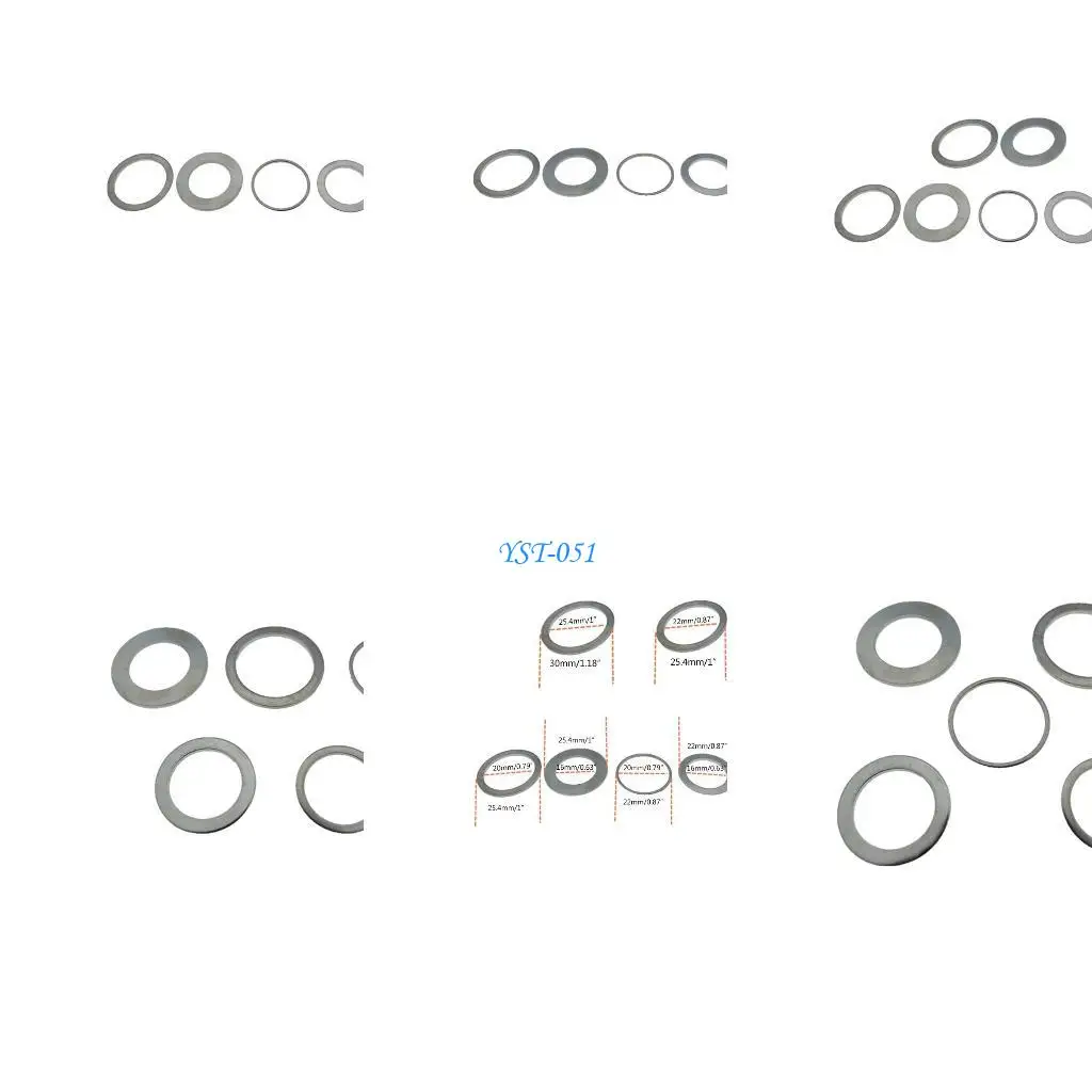 E15A Reducing Rings 5 Pcs Blade Bore Bushes Circular Blade Reducting Ring
E15A Reducing Rings 5 Pcs Blade Bore Bushes Circular Blade Reducting Ring