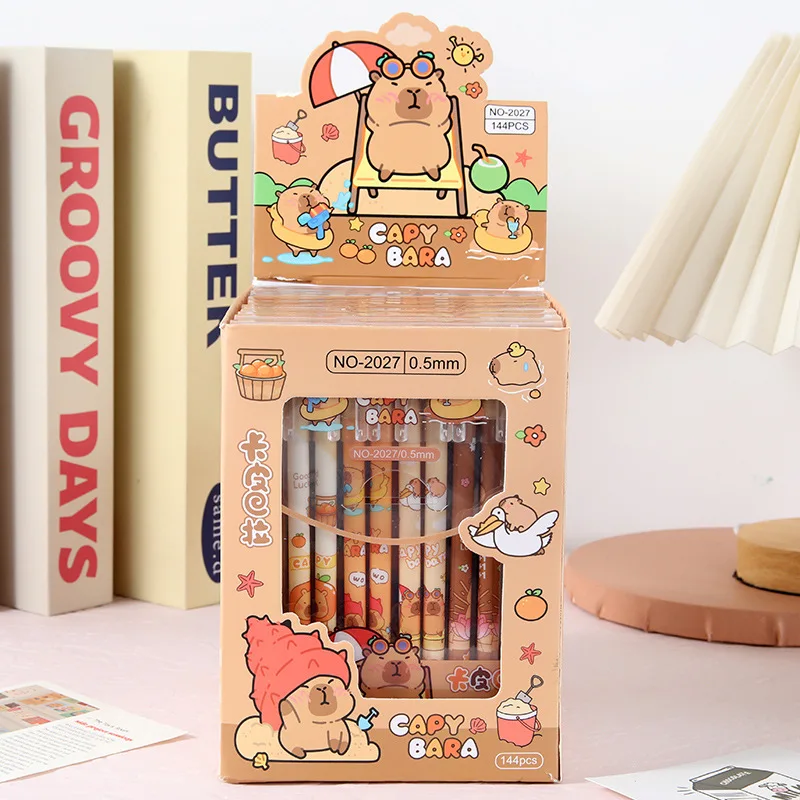 24 шт./лот, милые стираемые гелевые ручки с капибарой, черные чернила, мультяшная прямая нейтральная ручка, школьные канцелярские принадлежности, офисные принадлежности
24 шт./лот, милые стираемые гелевые ручки с капибарой, черные чернила, мультяшная прямая нейтральная ручка, школьные канцелярские принадлежности, офисные принадлежности