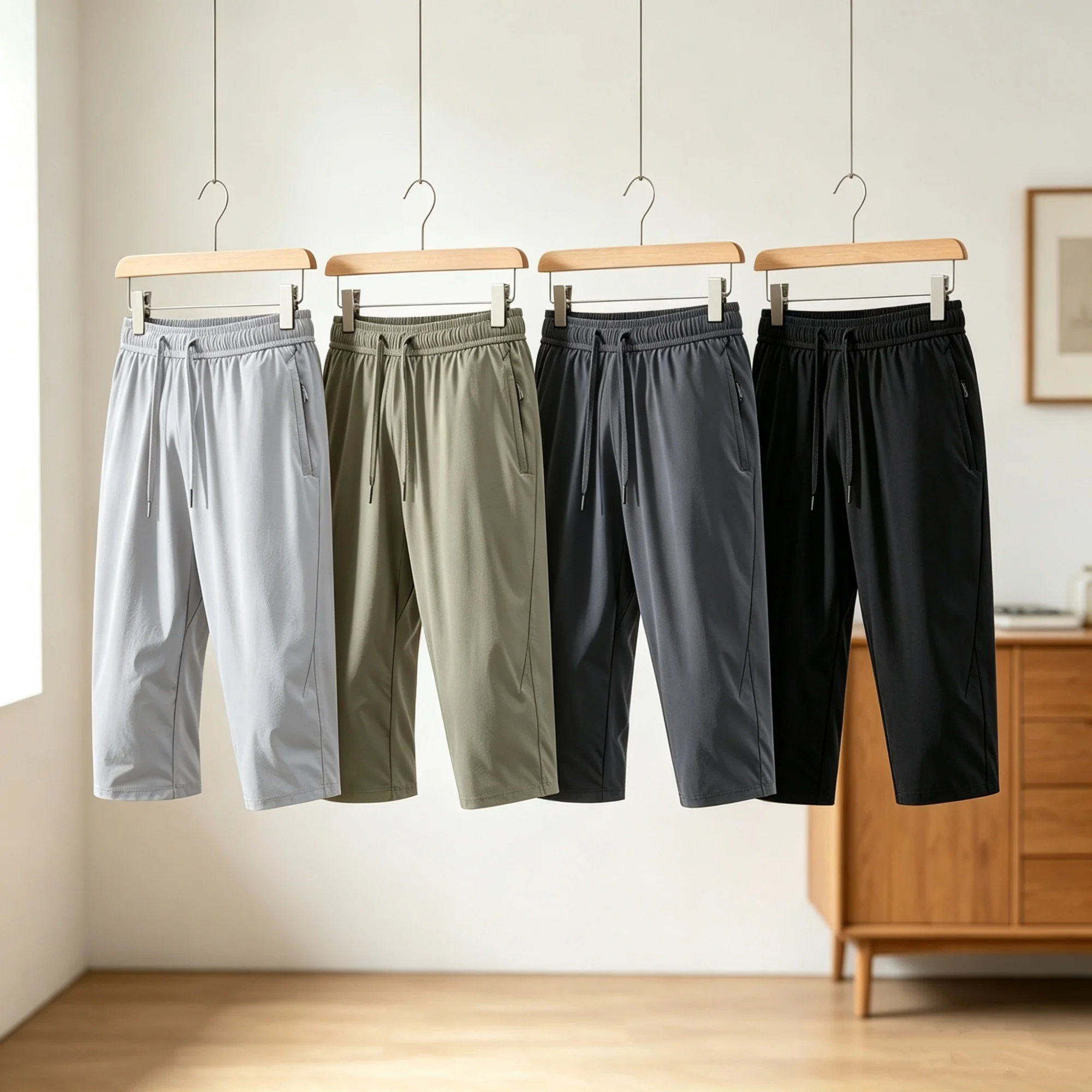 Summer Cool Feeling Lightweight Breathable Comfortable Four-Way Stretch Shorts Outdoor Men's Casual Pants Seven-Foot Length
Summer Cool Feeling Lightweight Breathable Comfortable Four-Way Stretch Shorts Outdoor Men's Casual Pants Seven-Foot Length
