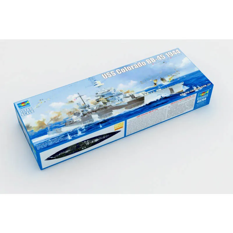 Trumpeter масштаб 1/700 USS Colorado BB-45 1944 линкор военная пластиковая модель в сборе # 05768
Trumpeter масштаб 1/700 USS Colorado BB-45 1944 линкор военная пластиковая модель в сборе # 05768