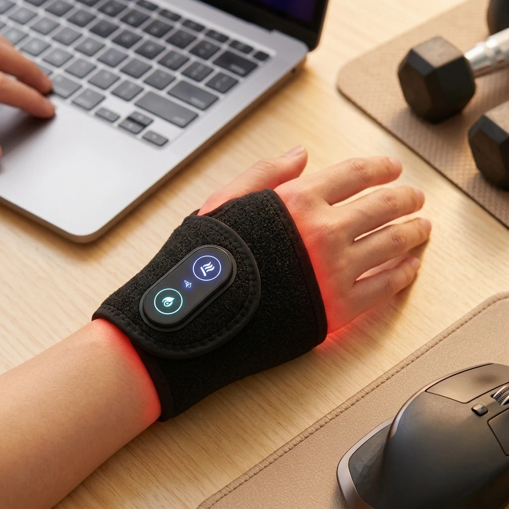 Wrist Support Braces Heated Massage Beads Joint supports USB Rechargeable Adjustable Office Work Gaming Fitness Men Women
Wrist Support Braces Heated Massage Beads Joint supports USB Rechargeable Adjustable Office Work Gaming Fitness Men Women