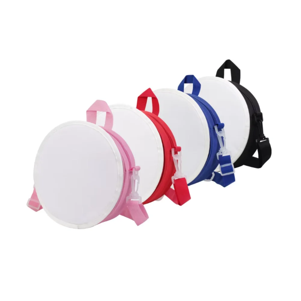 Sublimation Blank Crossbody Bag 2 in 1 Multifunctional Round Backpack Messenger Bag Travel Bag for kids for Heat Transfer Print
Sublimation Blank Crossbody Bag 2 in 1 Multifunctional Round Backpack Messenger Bag Travel Bag for kids for Heat Transfer Print