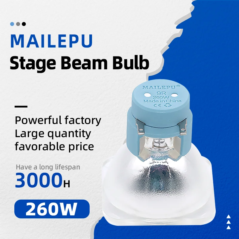 DJ Disco 9R 260W Lamp Moving Head Light Beam Light Stage Lamp Platinum Metal Halogen Lamps 260w 9R Spot Lamp MSD MSR
DJ Disco 9R 260W Lamp Moving Head Light Beam Light Stage Lamp Platinum Metal Halogen Lamps 260w 9R Spot Lamp MSD MSR