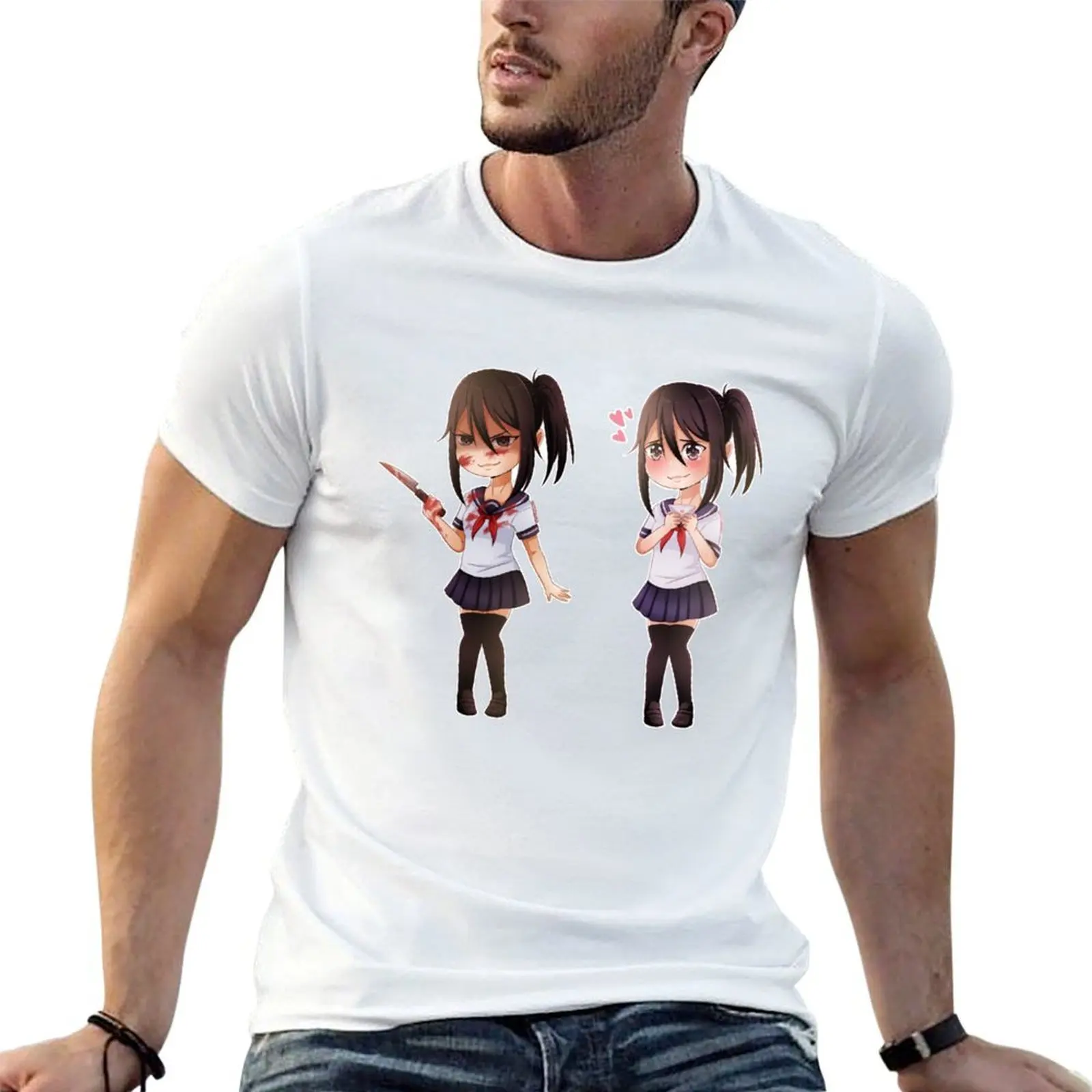 Yandere Chan - BOTH T-Shirt man t shirt designer man t shirt summer T-Shirt 
Yandere Chan - BOTH T-Shirt man t shirt designer man t shirt summer T-Shirt