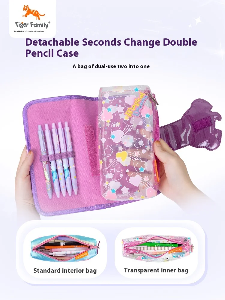 Tigerfamily Primary School Student Pencil Case For Boys And Girls, Birthday Gift, Large Capacity Stationery Box Storage Bag
Tigerfamily Primary School Student Pencil Case For Boys And Girls, Birthday Gift, Large Capacity Stationery Box Storage Bag