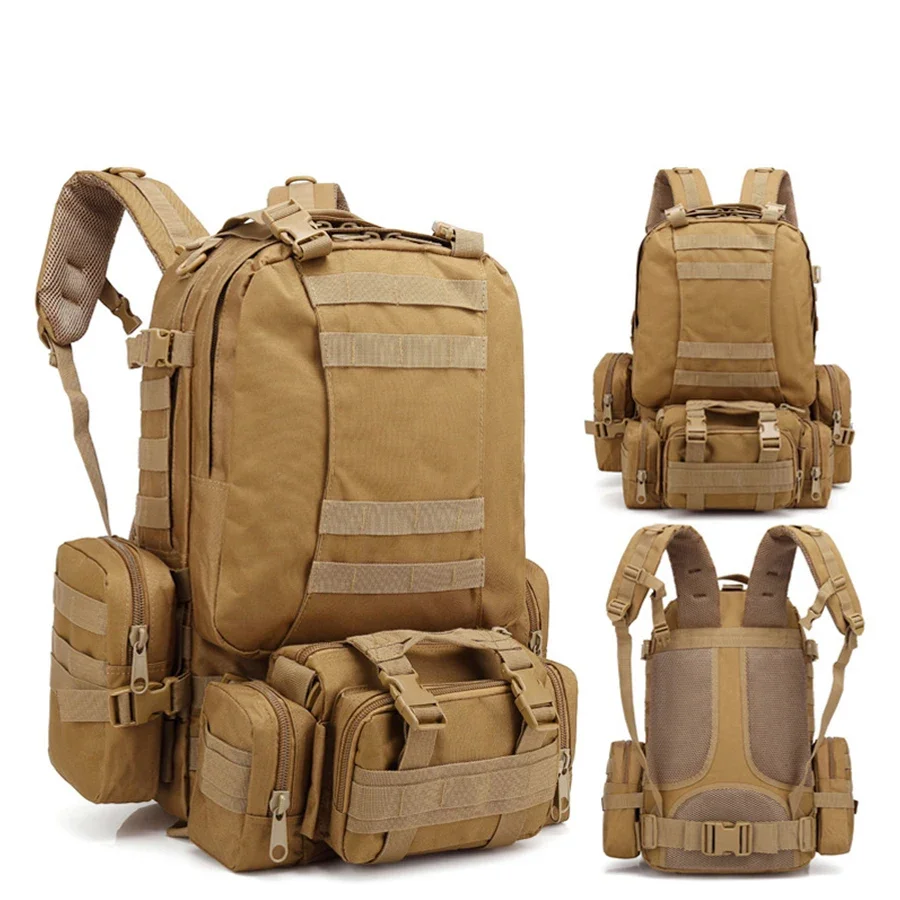 Tactical Outdoor Backpack, Waterproof, Hiking, Climbing, Rucksack Bags for Men
Tactical Outdoor Backpack, Waterproof, Hiking, Climbing, Rucksack Bags for Men