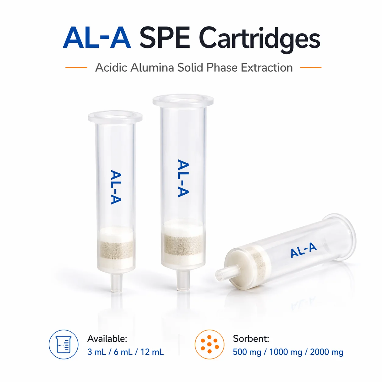 AL-A AL-B AL-N SPE Cartridge Alumina Solid Phase Extraction Column Acidic Basic Neutral Alumina for Sample Preparation
AL-A AL-B AL-N SPE Cartridge Alumina Solid Phase Extraction Column Acidic Basic Neutral Alumina for Sample Preparation