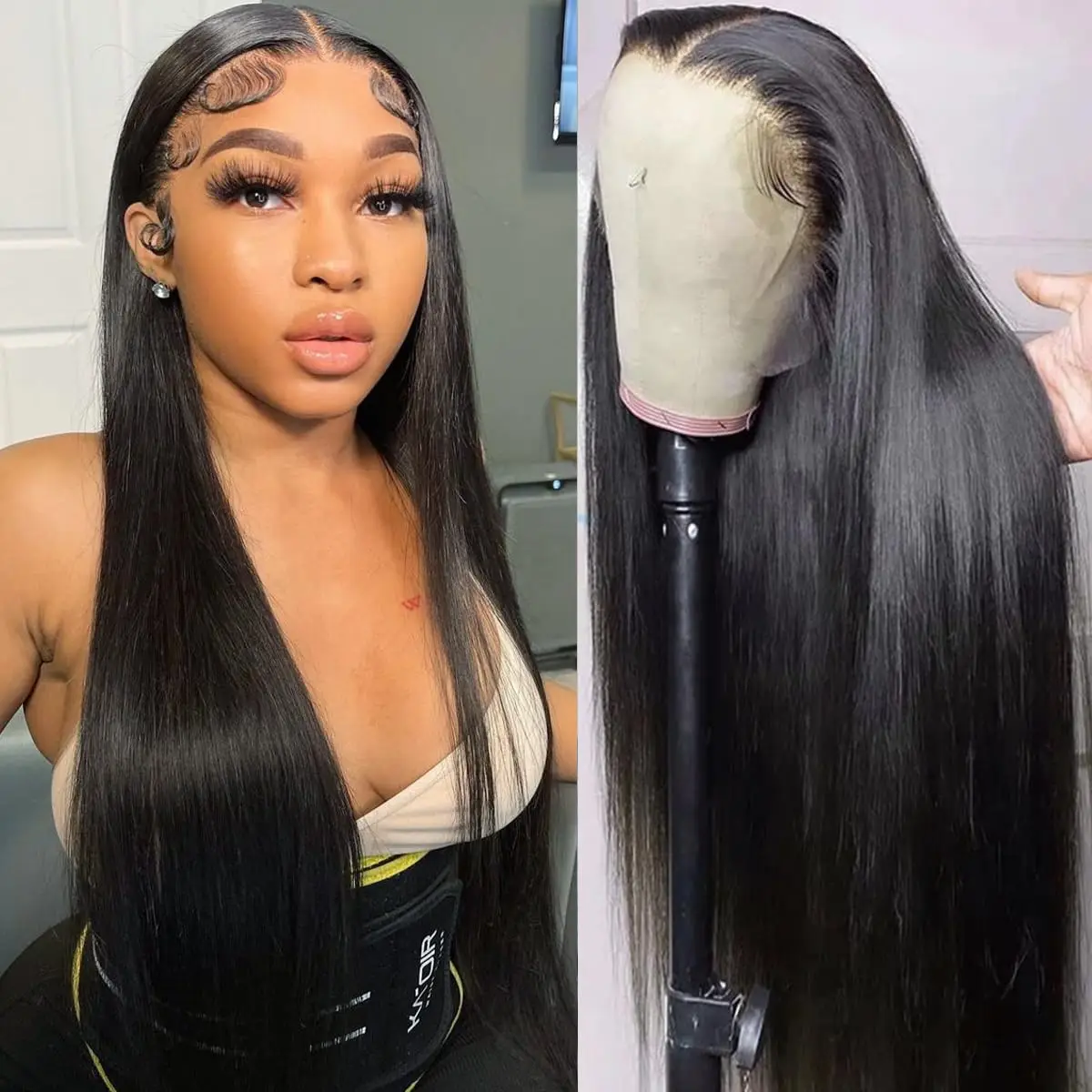 Pre Cut Transparent 13x4 13x6 Lace Front Human Hair Wigs Brazilian 360 Straight Lace Frontal For Women
Pre Cut Transparent 13x4 13x6 Lace Front Human Hair Wigs Brazilian 360 Straight Lace Frontal For Women