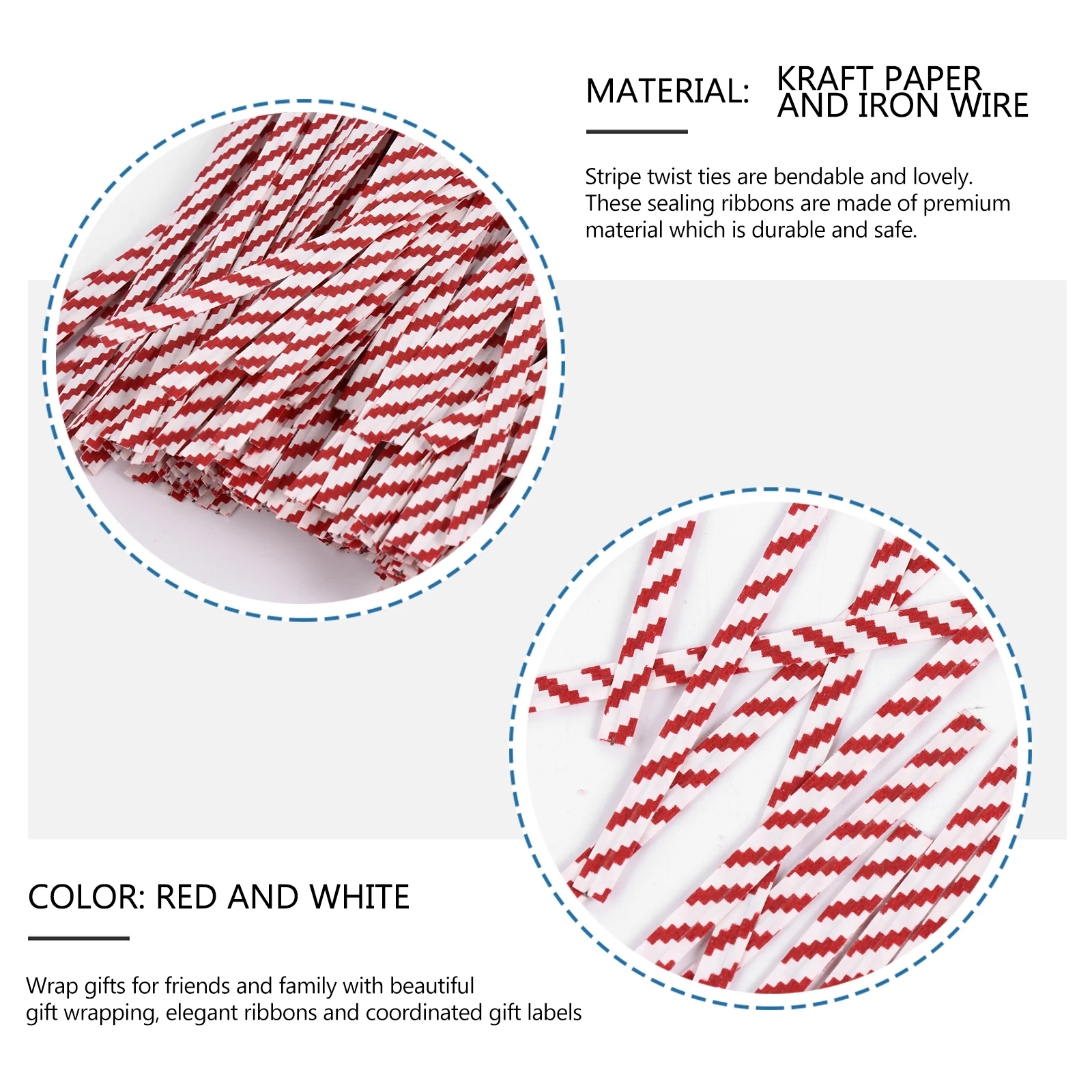 1400pcs Red White Striped Sealing Ties Twist Closure Bread Bag Ribbon Reusable Wire Packing Candy Hardware
1400pcs Red White Striped Sealing Ties Twist Closure Bread Bag Ribbon Reusable Wire Packing Candy Hardware