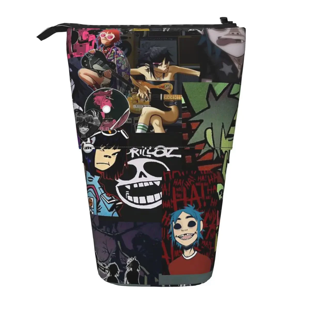 Music Band Gorillaz Reversible Pencil Cases Pen Holder Supplies Large Capacity Pen Box Pencil Bag for Boy Girl Gifts
Music Band Gorillaz Reversible Pencil Cases Pen Holder Supplies Large Capacity Pen Box Pencil Bag for Boy Girl Gifts