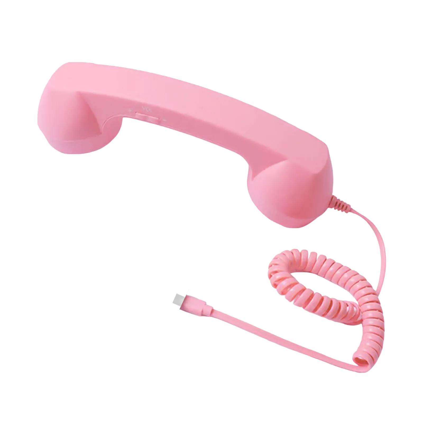 Retro Phone Handset Type-C Creative Telephone Head Set Portable Vintage Phone Headset for Cell Mobile Video Conferences
Retro Phone Handset Type-C Creative Telephone Head Set Portable Vintage Phone Headset for Cell Mobile Video Conferences