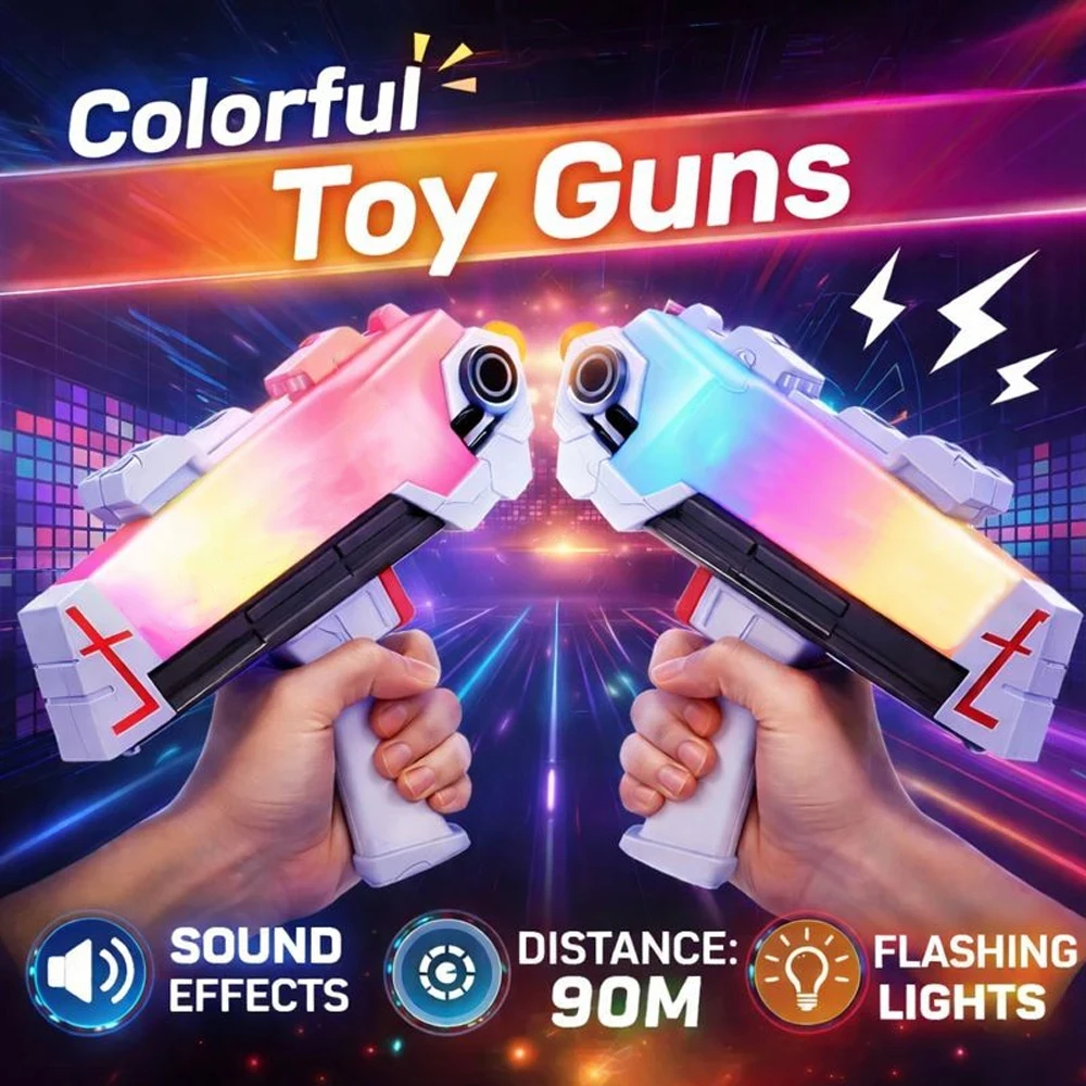 New Electric Dazzling Gun Toy Set for Boys High-tech Infrared Blaster with Sound Light Effects Multiplayer Battle Birthday Gift
New Electric Dazzling Gun Toy Set for Boys High-tech Infrared Blaster with Sound Light Effects Multiplayer Battle Birthday Gift