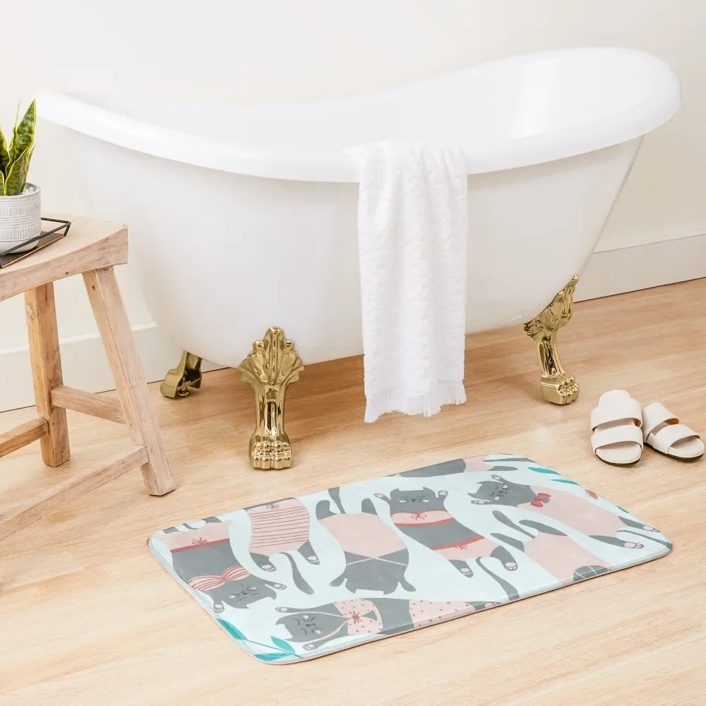 Swimsuit Cats in Sweet Pink Bath Mat Bathroom Interior Non Slip Carpet Household Items Mat
Swimsuit Cats in Sweet Pink Bath Mat Bathroom Interior Non Slip Carpet Household Items Mat