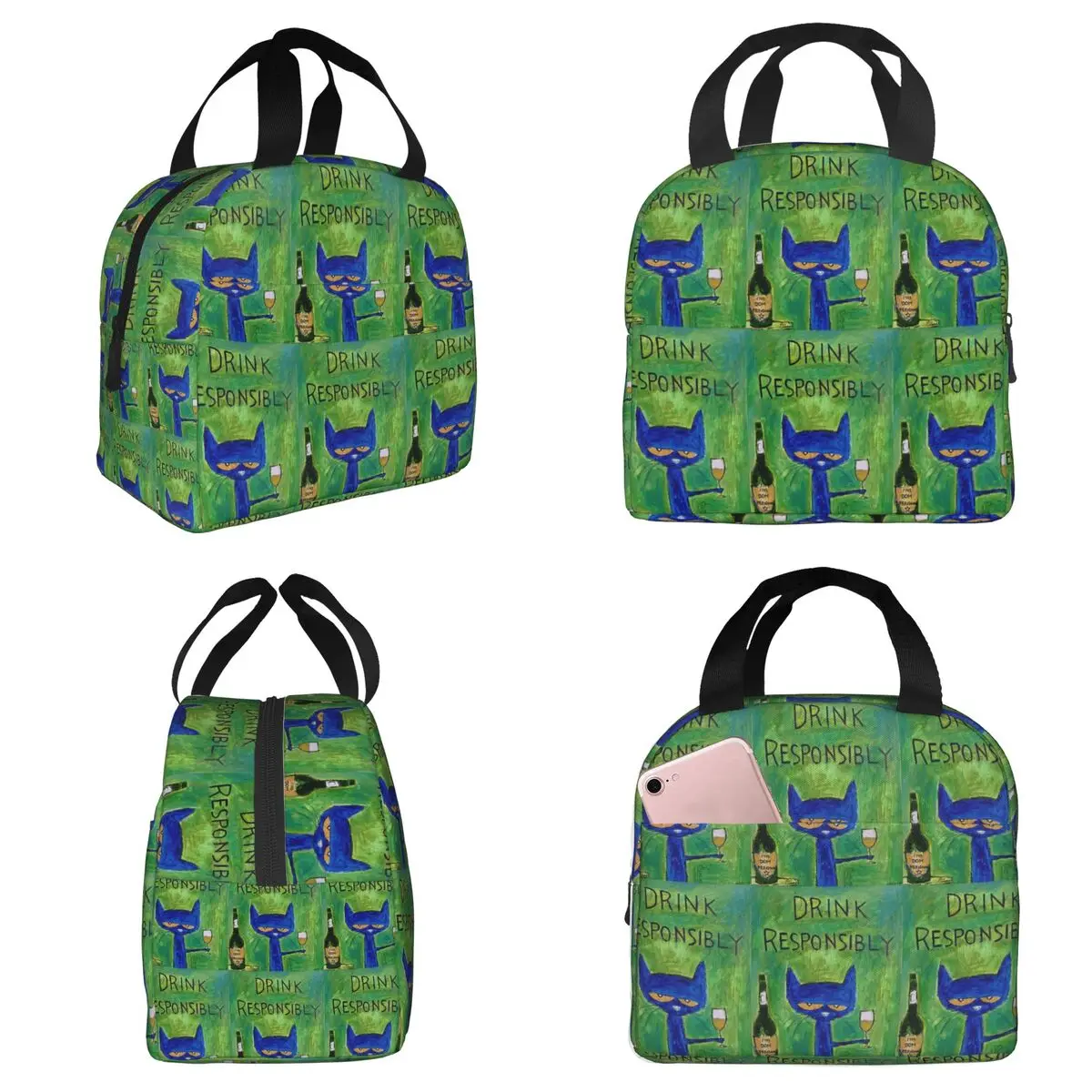 Pete The Cat Insulated Lunch Bag for Women Office Cooler Thermal Food Box Tote Portable Lunch Boxes Container
Pete The Cat Insulated Lunch Bag for Women Office Cooler Thermal Food Box Tote Portable Lunch Boxes Container