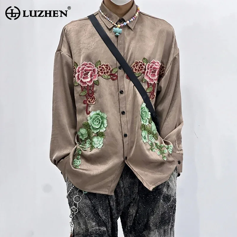 LUZHEN оригинальные рубашки с длинными рукавами и цветочным узором, вышивка, лоскутный дизайн, мужские рубашки с длинными рукавами, новинка 2025 года, роскошная уличная свободная одежда JY3055
LUZHEN оригинальные рубашки с длинными рукавами и цветочным узором, вышивка, лоскутный дизайн, мужские рубашки с длинными рукавами, новинка 2025 года, роскошная уличная свободная одежда JY3055