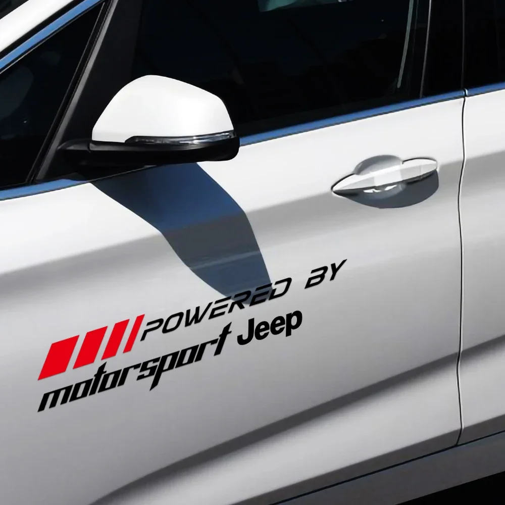 2Pcs Car Side Stripe Decal Racing Vinyl Sticker For Jeep Compass Wrangler Gladiator Renegade Grand Cherokee Wagoneer
2Pcs Car Side Stripe Decal Racing Vinyl Sticker For Jeep Compass Wrangler Gladiator Renegade Grand Cherokee Wagoneer