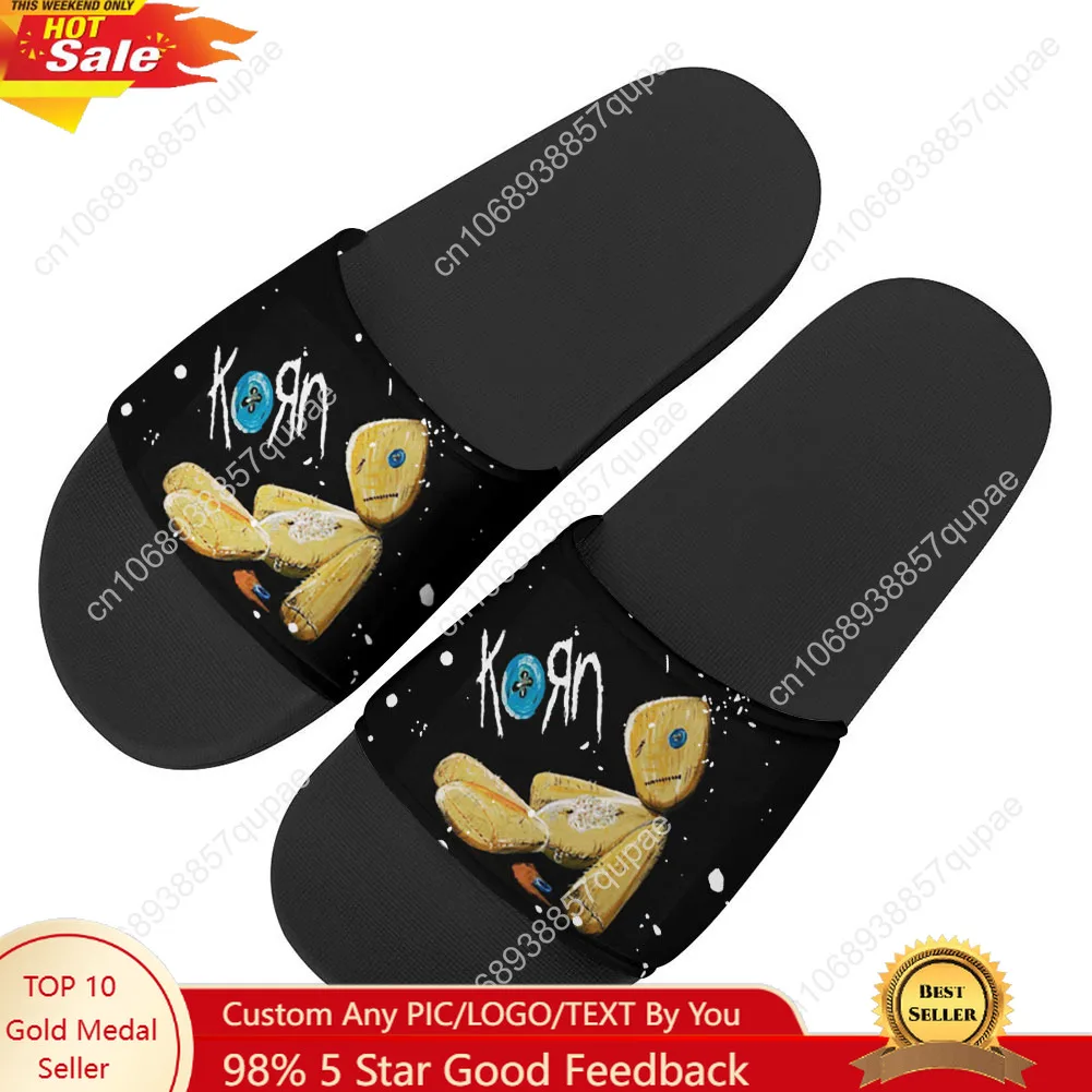 Korn Music Rock Band Slippers Home Water Shoes Men Women Teenagers Fashion Beach Pool Sandals Tailor-made Summer Slipper
Korn Music Rock Band Slippers Home Water Shoes Men Women Teenagers Fashion Beach Pool Sandals Tailor-made Summer Slipper