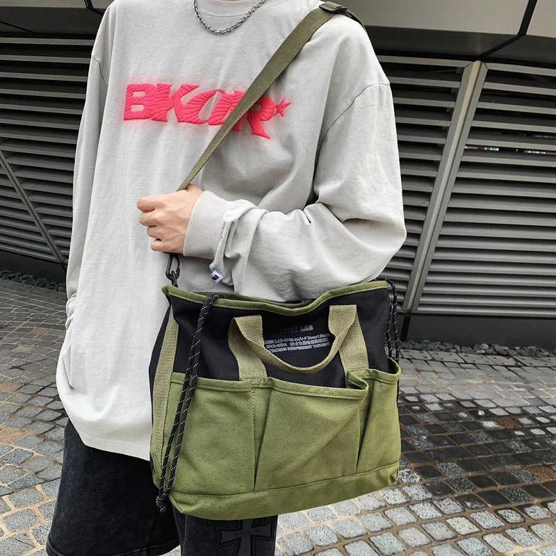 Large Capacity Unisex Travel Shoulder Bags High Quality Canvas Crossbody Male Casual Multifunction Storage Messenger Hot
Large Capacity Unisex Travel Shoulder Bags High Quality Canvas Crossbody Male Casual Multifunction Storage Messenger Hot