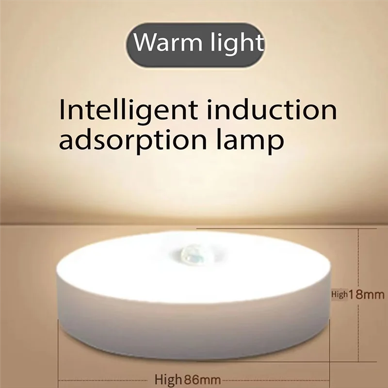 A50U Wireless Round Night Light For Bedroom Decoration Staircase Wardrobe Lighting Motion Sensor Light
A50U Wireless Round Night Light For Bedroom Decoration Staircase Wardrobe Lighting Motion Sensor Light