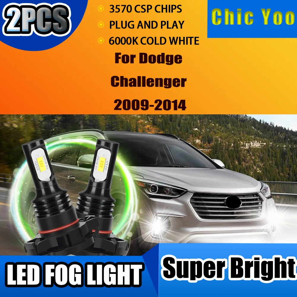 Canbus LED 5202 Auto Fog Light CSP Chips Super Bright 6000K White Car Fog Lamp For Dodge Challenger 2009-2011 2012 2013 2014
Canbus LED 5202 Auto Fog Light CSP Chips Super Bright 6000K White Car Fog Lamp For Dodge Challenger 2009-2011 2012 2013 2014
