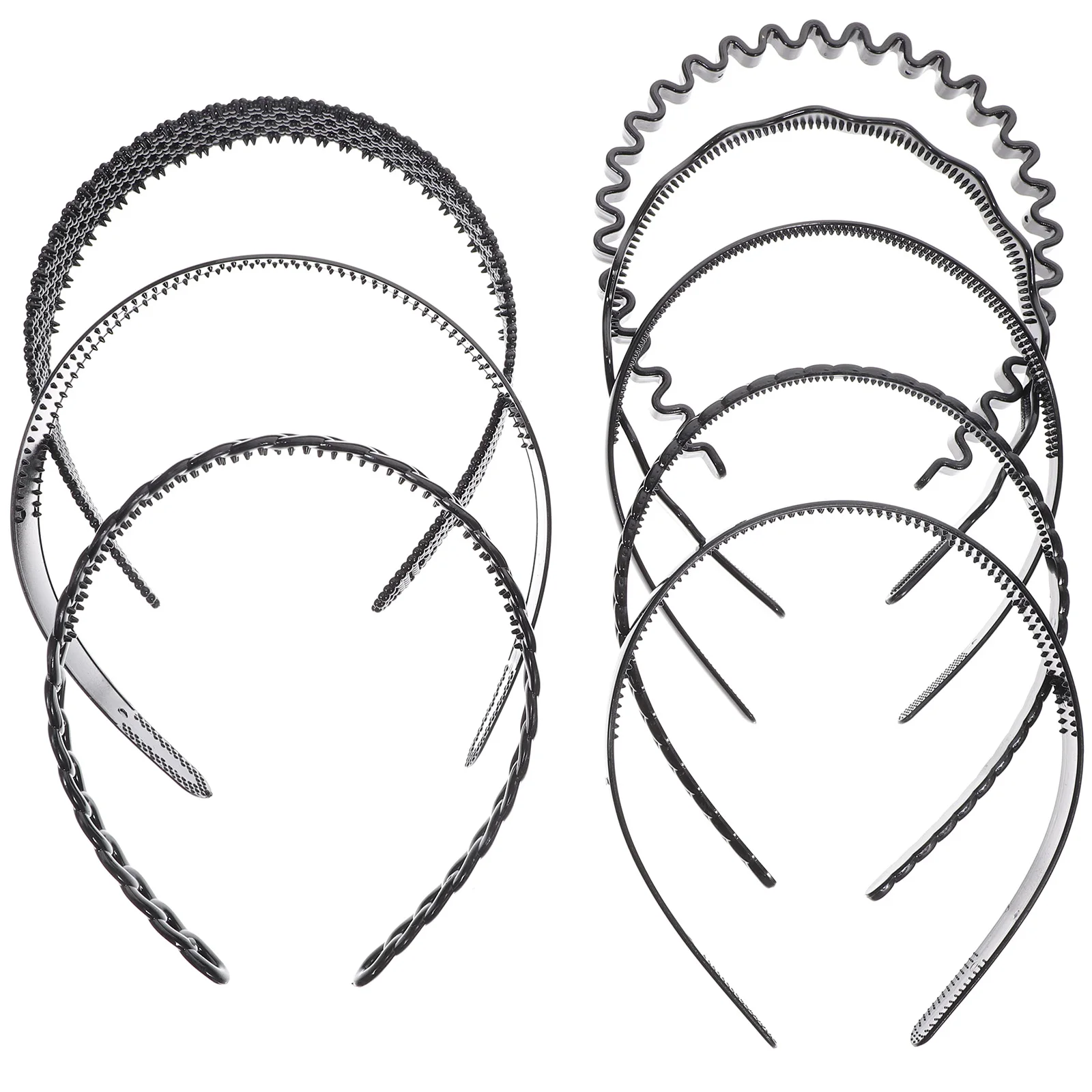 8pcs Nonslip Hard Plastic Headbands Fashion Hairbands For Sports Unisex Women Men Durable Skin-Friendly Hair Accessories
8pcs Nonslip Hard Plastic Headbands Fashion Hairbands For Sports Unisex Women Men Durable Skin-Friendly Hair Accessories