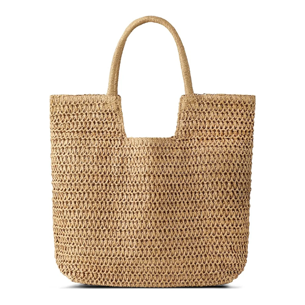 AA47 Hot Straw Beach Bags for Women,Summer Woven Tote Bag Shoulder Handbags, Large Beach Bag for Women for Holiday Brown
AA47 Hot Straw Beach Bags for Women,Summer Woven Tote Bag Shoulder Handbags, Large Beach Bag for Women for Holiday Brown