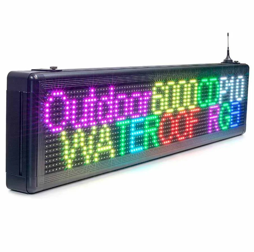 103cm Outdoor Waterproof P10 Led Display Board Wifi and Usb Programmable for Advertising, Store, Car Window
103cm Outdoor Waterproof P10 Led Display Board Wifi and Usb Programmable for Advertising, Store, Car Window
