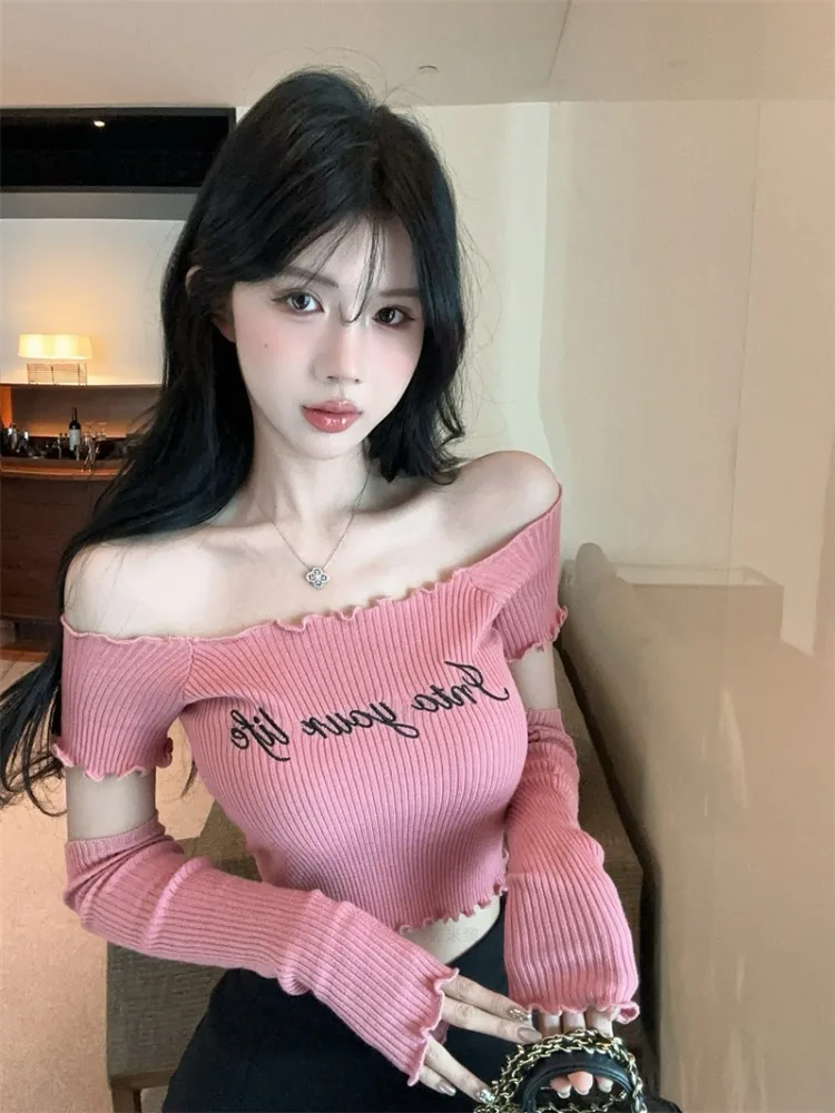 Spicy Girl Style Embroidered One Shoulder Sleeveless Top Women's Sweet Fit Crop T-Shirt Casual Style Polyester Fiber Short Sl...
Spicy Girl Style Embroidered One Shoulder Sleeveless Top Women's Sweet Fit Crop T-Shirt Casual Style Polyester Fiber Short Sl...