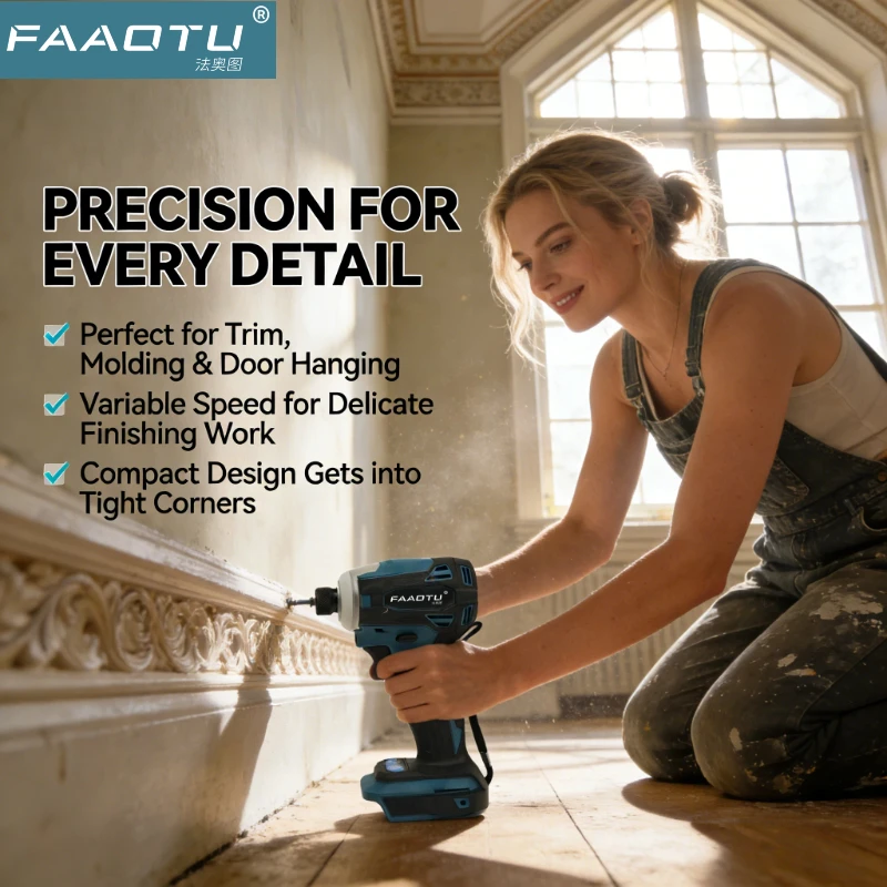 Аккумуляторный ударный шуруповерт FAAOTU DTD172 18В, электрическая дрель для дерева и болтов, электроинструмент, совместимый с аккумуляторами MT (без аккумулятора)
Аккумуляторный ударный шуруповерт FAAOTU DTD172 18В, электрическая дрель для дерева и болтов, электроинструмент, совместимый с аккумуляторами MT (без аккумулятора)