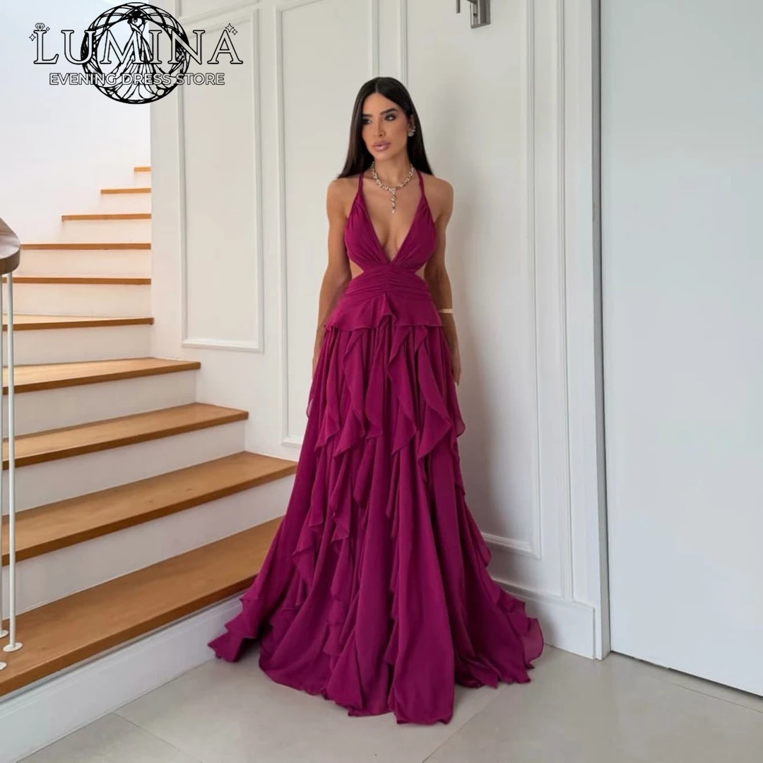 Lumina Line A Green Prom Dresses 2026 Luxury Prom Evening Dresses for Wedding Guest Dress Woman V-neck Suspenders Custom Made
Lumina Line A Green Prom Dresses 2026 Luxury Prom Evening Dresses for Wedding Guest Dress Woman V-neck Suspenders Custom Made