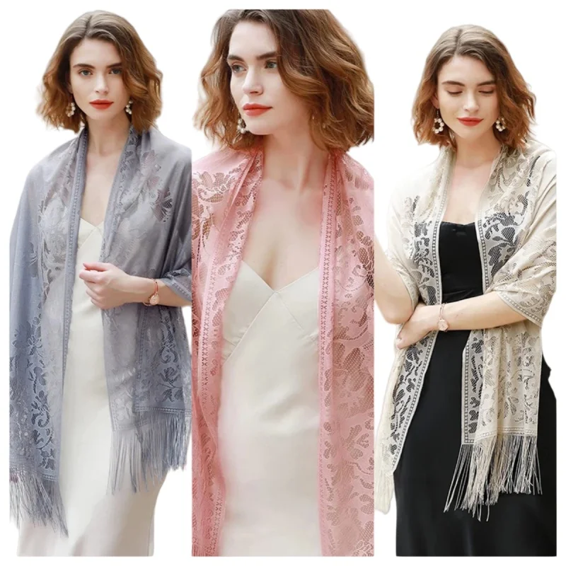 Embroidery Lace Scarf Shawl Floral Triangular Veil Shawl For Women Party Scarf Wedding Poncho Stoles Ladies Headband Wraps
Embroidery Lace Scarf Shawl Floral Triangular Veil Shawl For Women Party Scarf Wedding Poncho Stoles Ladies Headband Wraps