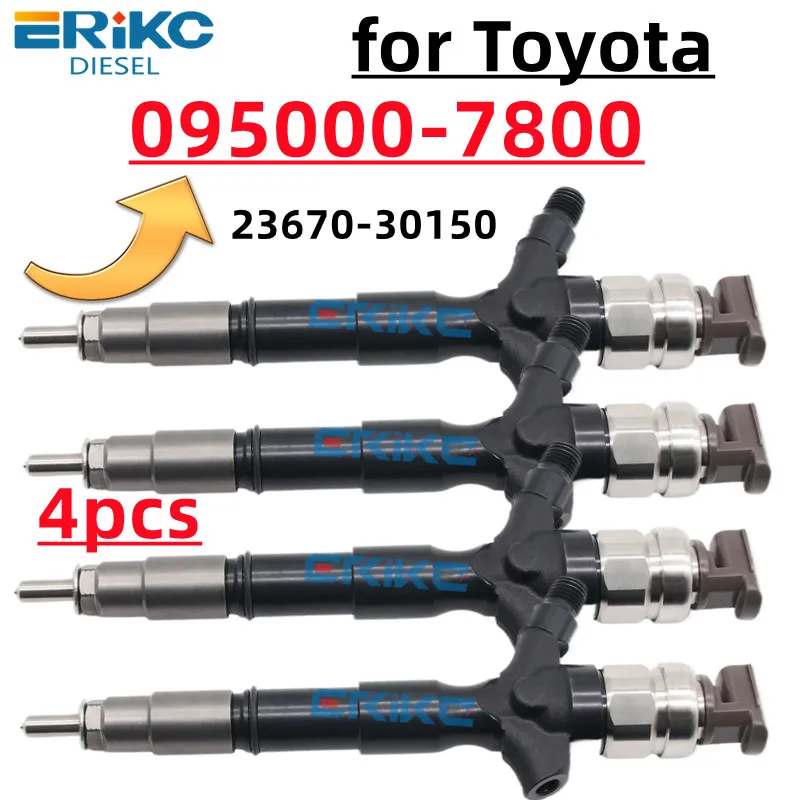 095000-7800 Diesel Injection 095000-7801 for Toyota Hiace 23670-30150 Injector
095000-7800 Diesel Injection 095000-7801 for Toyota Hiace 23670-30150 Injector