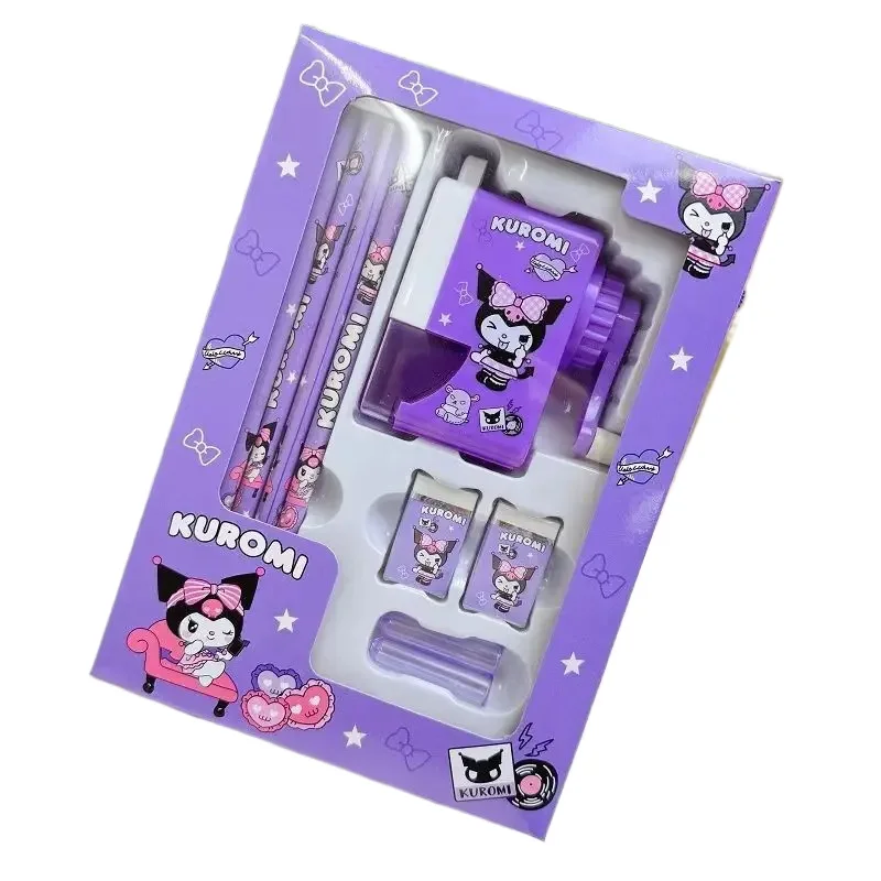 Sanrio Series Stationery Gift Box Culomi Melody Creative Cartoon Pencil Sharpener Eraser Combination Set Children's Gift
Sanrio Series Stationery Gift Box Culomi Melody Creative Cartoon Pencil Sharpener Eraser Combination Set Children's Gift