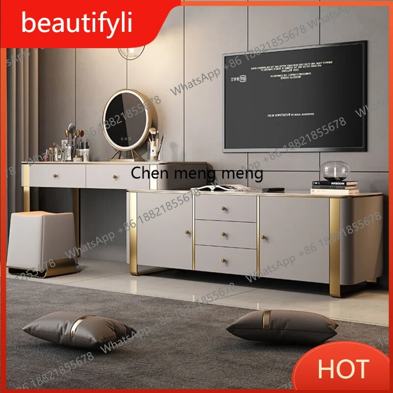 A139 Italian light luxury solid wood rock slab dresser TV cabinet integrated bedroom corner makeup table
A139 Italian light luxury solid wood rock slab dresser TV cabinet integrated bedroom corner makeup table