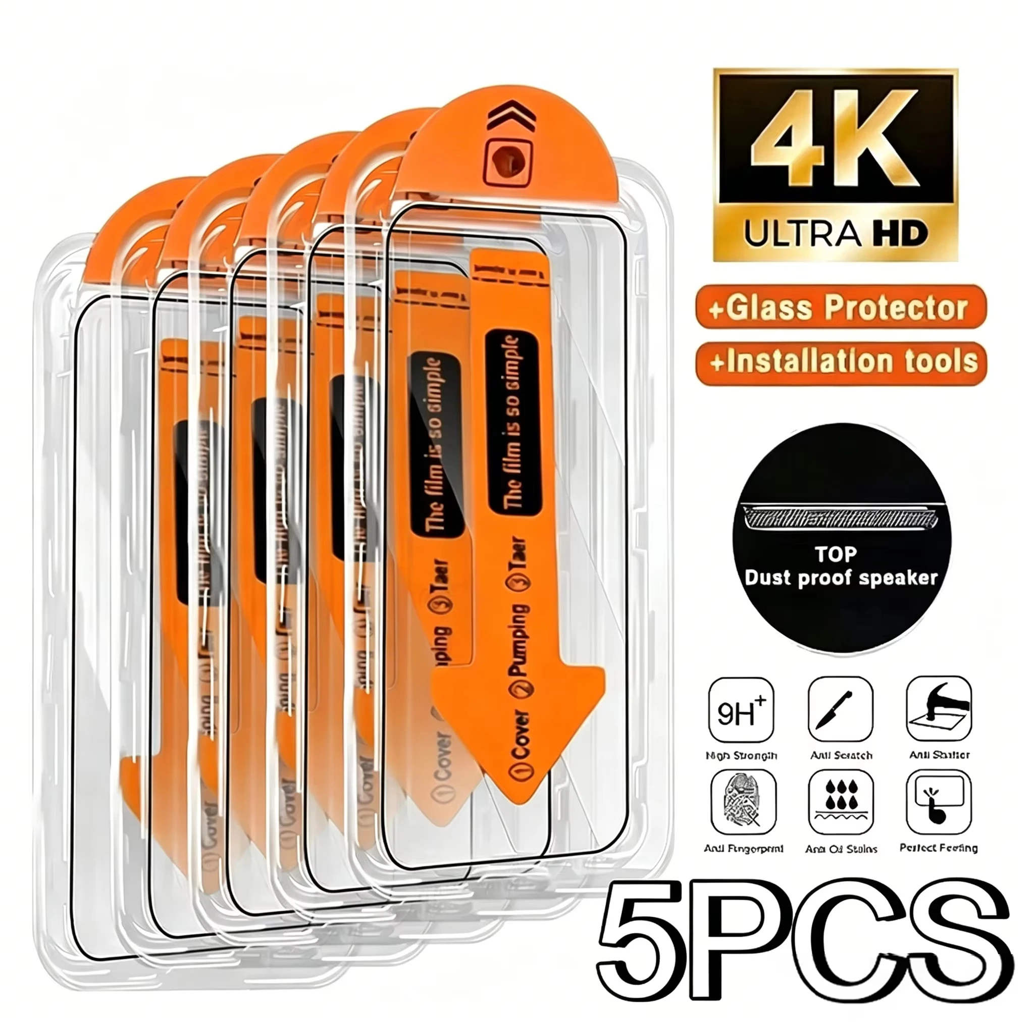 5PCS Easy Installation Screen Protector for OnePlus 15 15T 15R 13 13R 12R 12 11 10 8 9 Pro Nord 5 6 4 3 CE6 Ultra Dust-Free Film
5PCS Easy Installation Screen Protector for OnePlus 15 15T 15R 13 13R 12R 12 11 10 8 9 Pro Nord 5 6 4 3 CE6 Ultra Dust-Free Film