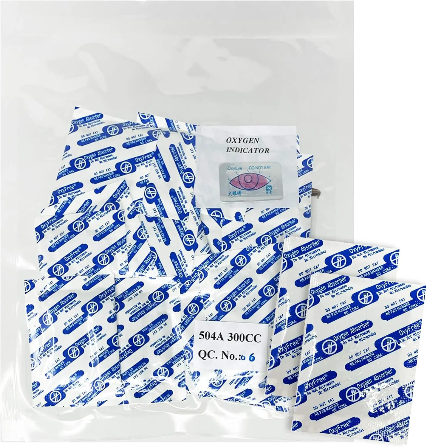 300cc Oxygen Absorbers for Food Storage - 20 Pack for Mylar Bags
300cc Oxygen Absorbers for Food Storage - 20 Pack for Mylar Bags
