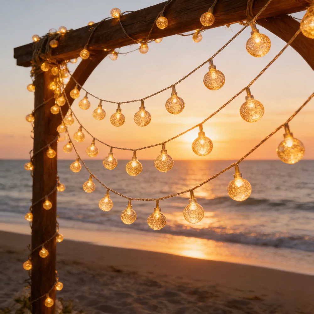 Bauble LED String Lights Battery Powered Fairy Light Garland LED Ball String Lights for Tree Indoor Wedding Home Decoration Lamp
Bauble LED String Lights Battery Powered Fairy Light Garland LED Ball String Lights for Tree Indoor Wedding Home Decoration Lamp
