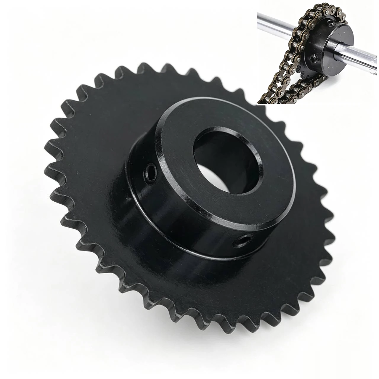 40T 04C Chain Sprocket Bore 8-30mm Industrial Motor Drive Sprocket 45# Steel Pitch 6.35mm
40T 04C Chain Sprocket Bore 8-30mm Industrial Motor Drive Sprocket 45# Steel Pitch 6.35mm