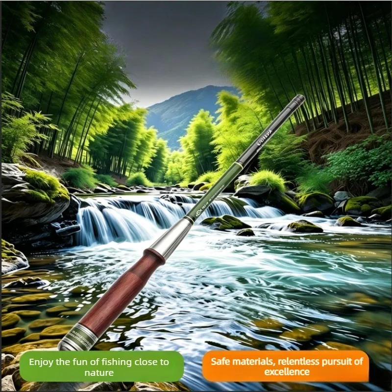 Ultra Light Mini Children Fishing Rod Portable Telescopic Hand Pole for Stream Angling and Outdoor Fun Convenient Fishing Tools
Ultra Light Mini Children Fishing Rod Portable Telescopic Hand Pole for Stream Angling and Outdoor Fun Convenient Fishing Tools