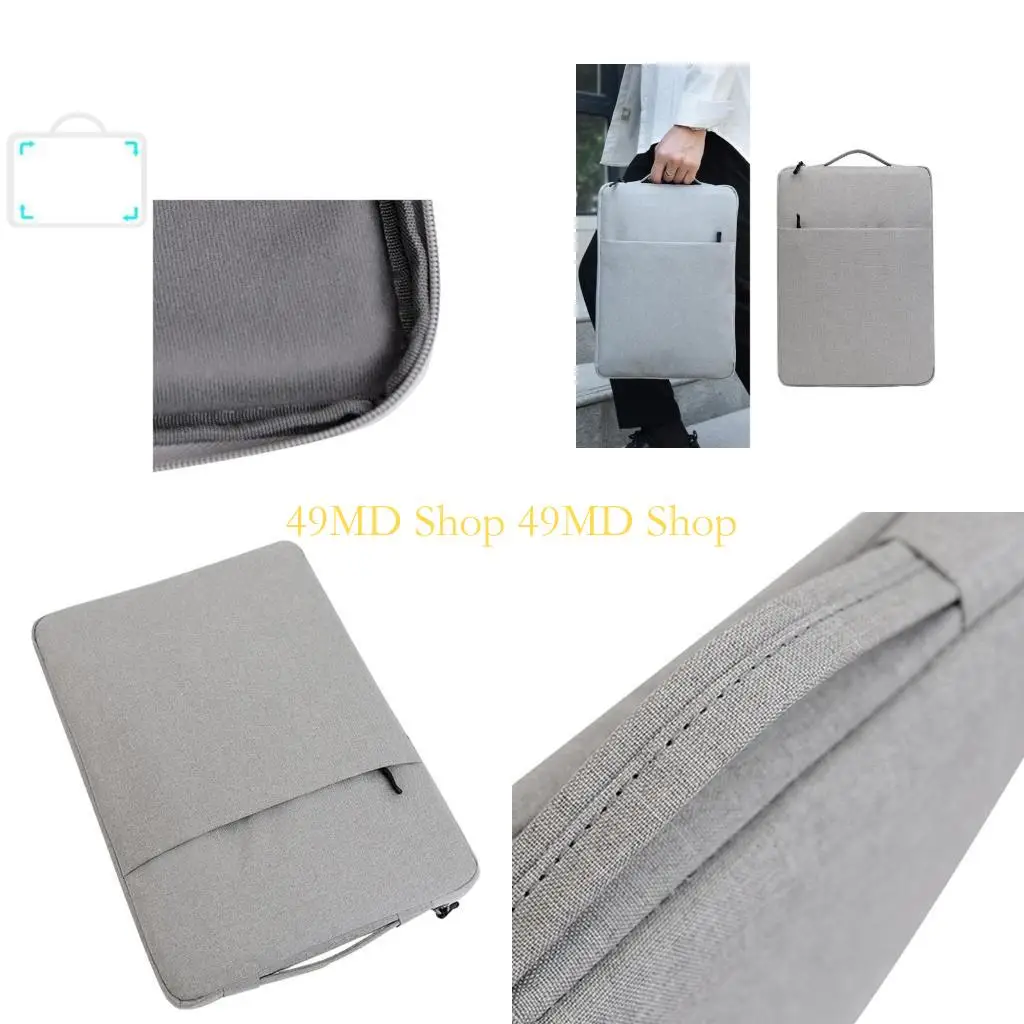 49MD Laptop Handbag Notebook Sleeve for 13.3 14.1 15.4 15.6inch Computer Splashproof Ultra-slim Protective Bag Carrying Case
49MD Laptop Handbag Notebook Sleeve for 13.3 14.1 15.4 15.6inch Computer Splashproof Ultra-slim Protective Bag Carrying Case